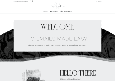 Emails Made Easy website screenshot