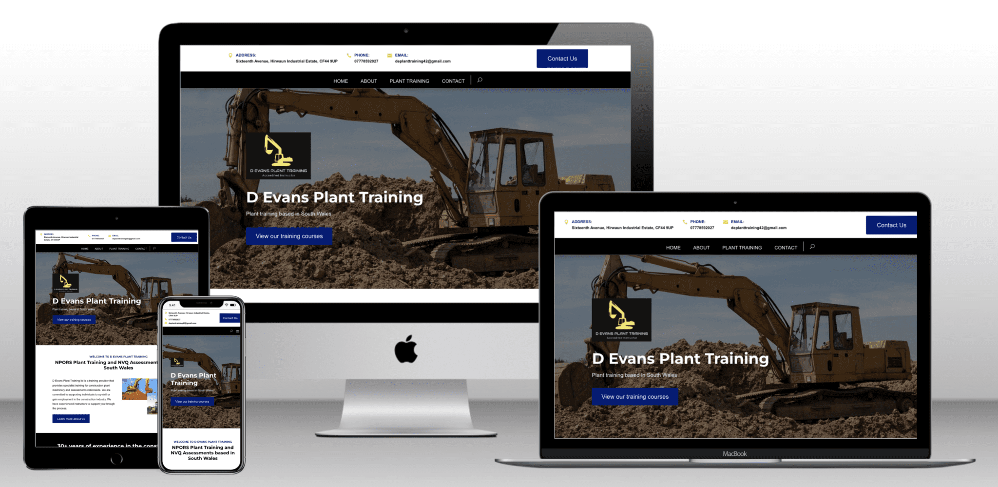 d Evans Plant Training Website