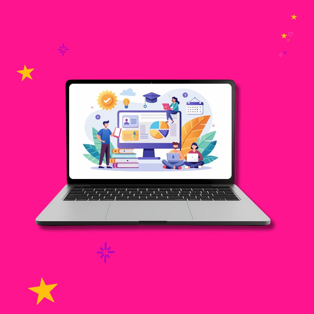 Do you really need a website - a laptop with graphics of characters working on a laptop model