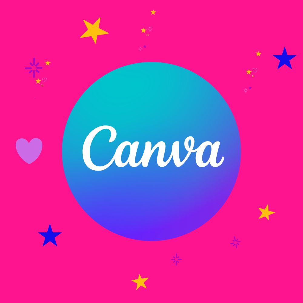 Canva logo for size website images blog