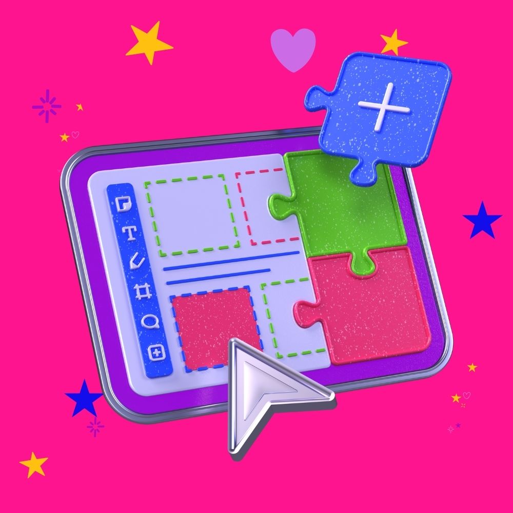 What is WordPress blog - a 3D computer screen graphic with puzzle pieces being fitted to it